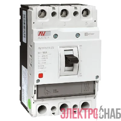 Выключатель автоматический 3п 100А 35кА AV POWER-1/3 TR AVERES EKF mccb-13-100-TR-av