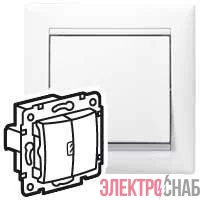 Механизм переключателя 2-кл. СП Valena на 2 напр. бел. (DIY-упак.) Leg 694266