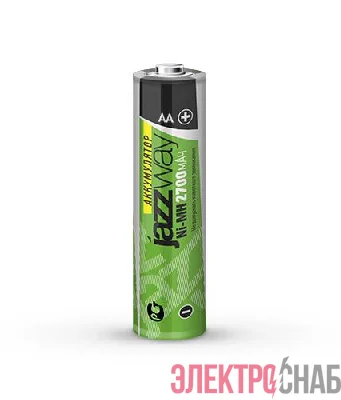 Аккумулятор AA/HR6 NI-MH 2700мА.ч предзаряженный BL-2 (блист.2шт) JAZZway 5007840