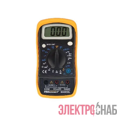 Мультиметр портативный MAS838L (DT858L) PROCONNECT 13-3022