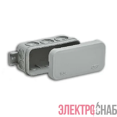 Коробка распределительная ОП 43х80х35мм IP54 10 вводов сер. Ruvinil 67091