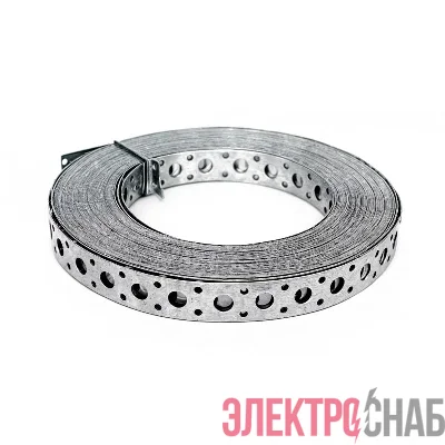 Лента монтажная перфорир. ЛМП 20х0.55 прямая для прямого монтажа (уп.25м) Промрукав PR08.3831