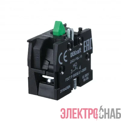 Контакт дополнительный ДК-22 1НО для двойн. выкл. ПЕ-22 DEKraft 25104DEK