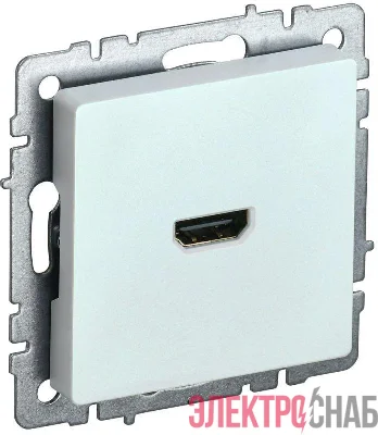 Розетка СП BRITE HDMI РHDMI-0-БрЖ механизм жемчуж. IEK BR-H10-K36