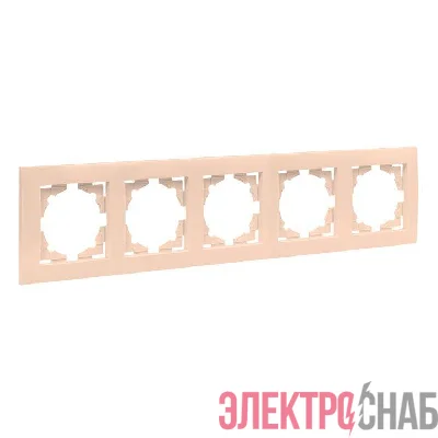 Рамка 5-м Валенсия крем. PROxima EKF EWM-G-305-20