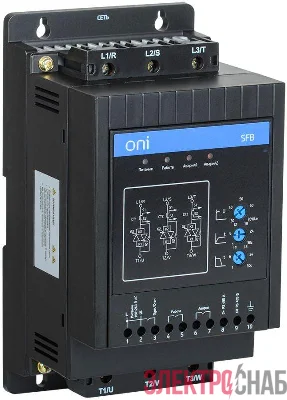 Устройство плавного пуска SFB 3Ф 380В 7.5кВт 15A Uупр 110-220В ONI SFB-33-D75-A-00