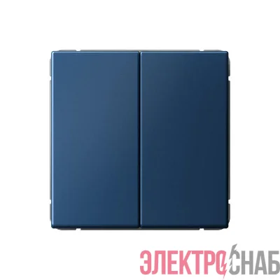Переключатель 2-кл. ArtGallery (сх. 6/2) 10AX механизм аквамарин SE GAL001165