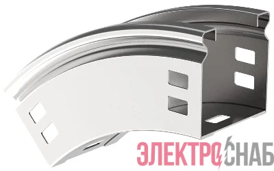 Угол для лотка плавный 45град. 100х50 В20 ESCA IEK CPV41-0-45-050-100