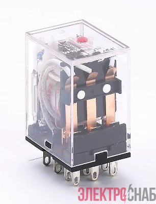 Реле промежуточное ПР-102 3 конт. с инд. LED 5А 220В AC SchE 23220DEK