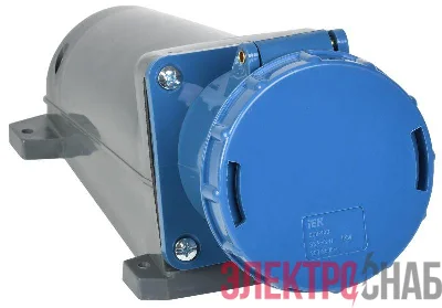 Розетка ОП 63А 220В 2P+PE ССИ-133 IP54 IEK PSR11-063-3