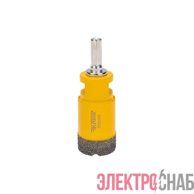 Коронка алмазная профессиональная по керамограниту и железобетону М14 вакуумное спекание 32мм для УШМ Kranz KR-92-1015