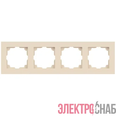 Рамка 4-м СП Accent 6-504-02 сл. кость Intro Б0063761