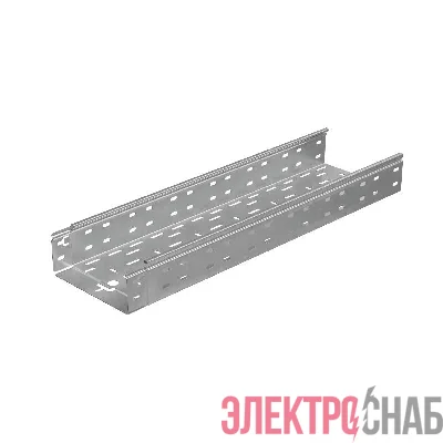 Лоток перфорированный 80х200 L5000 1.2мм &amp;quot;Быстрый монтаж ПЛЮС&amp;quot; LPplus80-200-1.2-5000 КМ PL14798