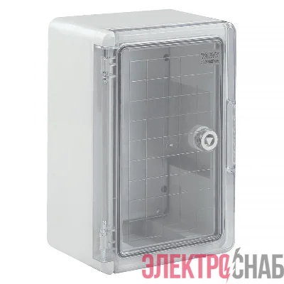 Корпус ударопрочный ЩМПп 240х180х120 IK10 IP65 прозр. дверь АБС пластик PRIZMA TOKOV ELECTRIC TKE-PZ-CPB00-IK10-IP65
