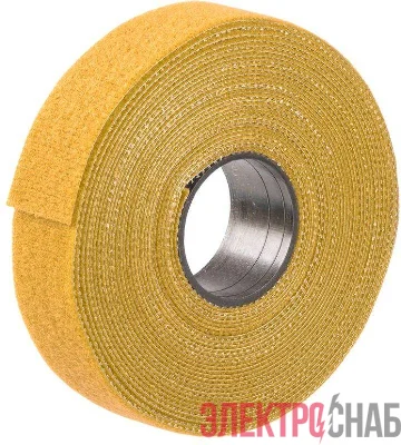 Хомут-липучка ХКл 20мм желт. (5м/ролл) IEK UHL11-20-5M-K05