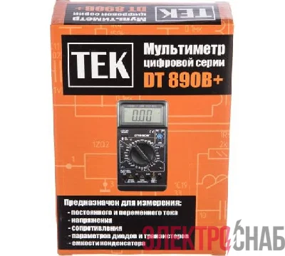 Мультиметр DT 890 B+ Ресанта 61/10/224