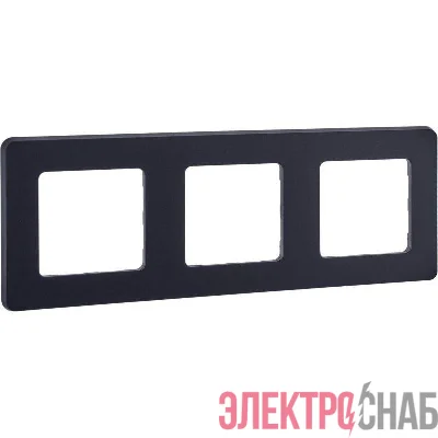 Рамка 3-м Inspiria антрацит IEK 673953