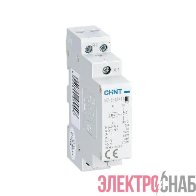 Контактор модульный NCH8-20/11 20А 1НЗ+1НО AC 220/230В 50Гц (R) CHINT 256052