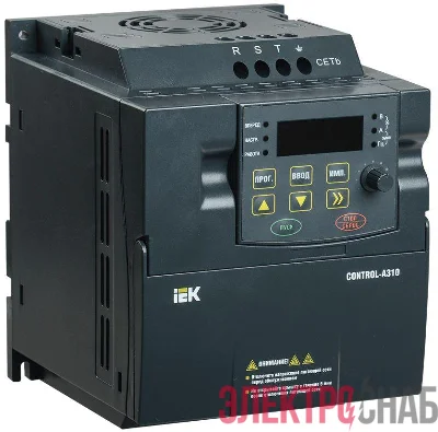 Преобразователь частоты CONTROL-A310 380В 3ф 3.7кВт 8.8А IEK CNT-A310D33V037TEZ