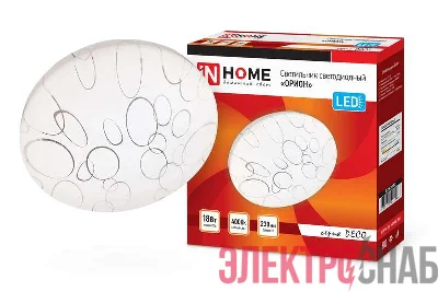 Светильник светодиодный DECO 18Вт 230В 4000К 1620лм 260х55мм ОРИОН IN HOME 4690612021966