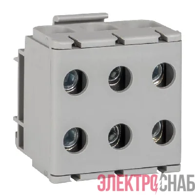 Клемма силовая вводная тройная КСВ 16-50кв.мм сер. PROxima EKF plc-kvs3-16-50-grey