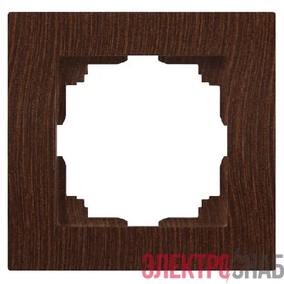 Рамка 1-м СП Accent 6-501-10 венге Intro Б0063770
