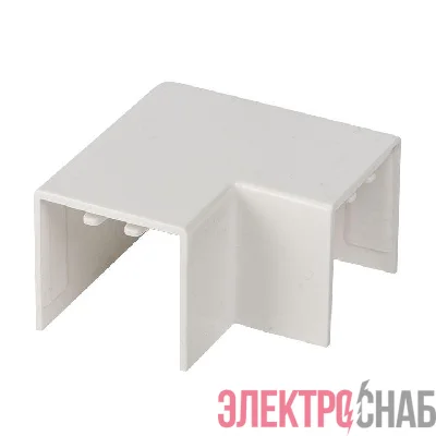 Поворот на 90град. 25х25 бел. Plast PROxima (уп.4шт) EKF abw-25-25x4