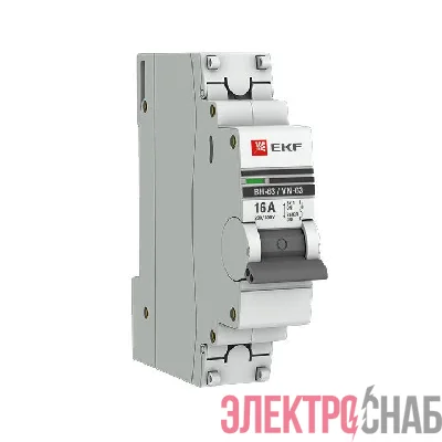 Выключатель нагрузки 1п 16А ВН-63 PROxima EKF SL63-1-16-pro