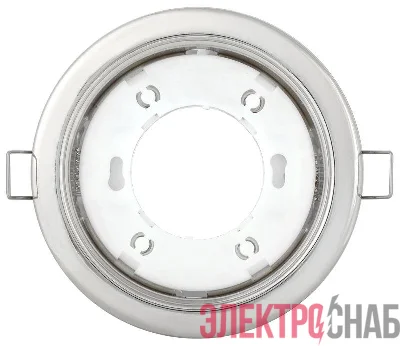 Светильник точечный GX53 встраив. хром. IEK LUVB0-GX53-1-K23