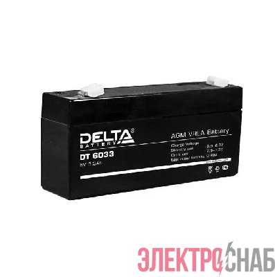 Аккумулятор ОПС 6В 3.3А.ч DT 6033 Delta 4614010040030