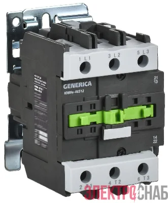 Контактор КМИе-46512 65А 400В/АС3 1НО 1НЗ GENERICA KKME41-065-400-11