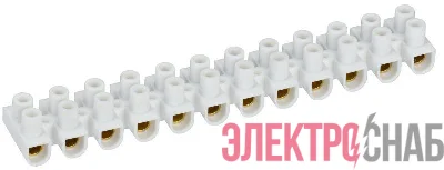 Колодка клеммная ЗВИ-60 н/г 6-16кв.мм 12 пар IEK UZV2-060-16