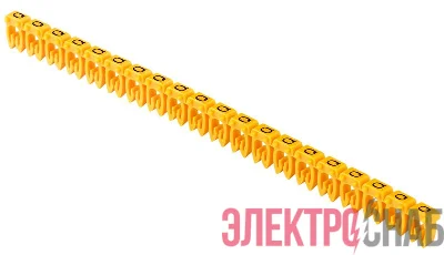 Маркер открытого типа KE 1.5-2.5кв.мм символ &amp;quot;Q&amp;quot; (уп.200шт) IEK UMK-KE2-Q