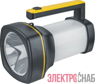 Фонарь-прожектор аккумуляторный 95 568 NPT-SP38-ACCU прожектор/кемпинг 1LED 10W+34SMD 6Вт 4хli-ion 1.2А.ч Navigator 95568