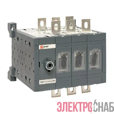 Рубильник 3п 315А реверсивный без рукоятки управления TwinBlock EKF tb-s-315-3p-rev