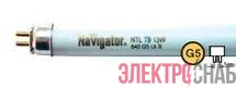 Лампа люминесцентная 94 102 NTL-T4-12-840-G5 12Вт T4 4200К G5 Navigator 94102