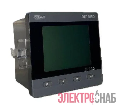 Мультиметр 96х96мм 3ф вход 600В 5А THD RS485 МТ-96D DEKraft 51500DEK