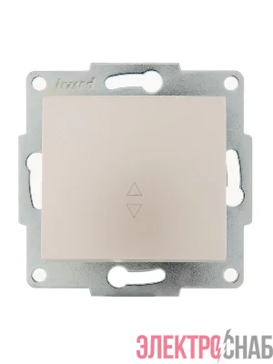 Переключатель проходной 1-кл. 1п СП Karina 10А IP20 механизм жемчуж./бел. перламутр. LEZARD 707-3088-105