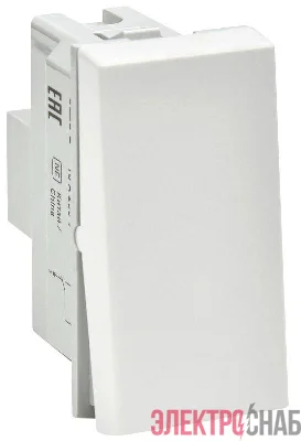 Выключатель проходной 1-кл. 1мод. ВК4-11-00-П бел. PRIMER IEK PR-KK40D-VPO-2-1-K01