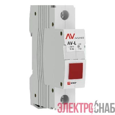 Лампа сигнальная AV-L красн. EKF av-l-red-averes