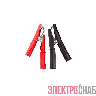 Зажим "крокодил" 30А 75мм в изоляторе (уп.2шт) Rexant 16-0016-9