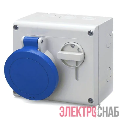 Розетка наружн. уст. 16А 2P+E+ 230В IP44 DKC DIS5001683
