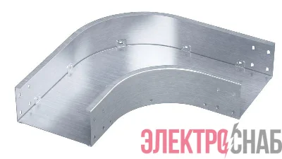 Угол для лотка горизонтальный 90град. 600х100 2мм в компл. с крепежн. элемент. DKC SDH1060K