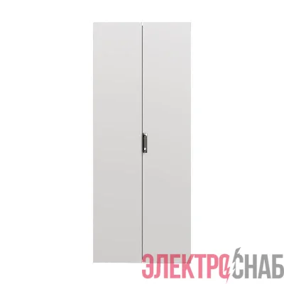 Дверь двойная сплошная IT-CQE 1200х600 RAL7035 DKC RGITCPED1260