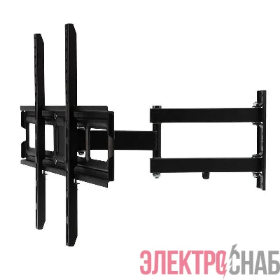Кронштейн для телевизора 30"- 65" дюймов наклонно-поворотный два колена серия HOME Rexant 38-0095