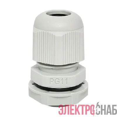 Сальник PG11 d5-10мм (d отверст. 19мм) IP54 PROxima EKF plc-pg-11-r