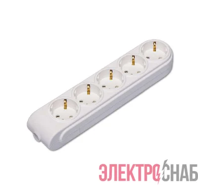 Колодка удлинителя 5-м с заземл. защ. шторки Makel N5210000