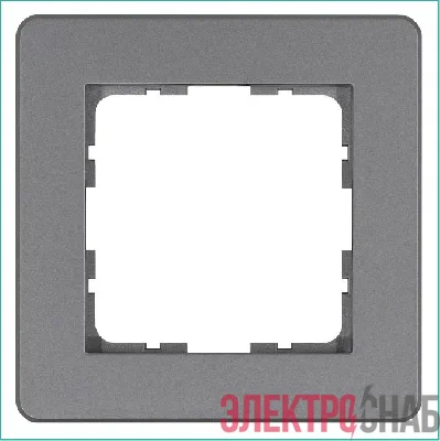 Рамка 1-м G-Flex алюм. Jasmart G1101S