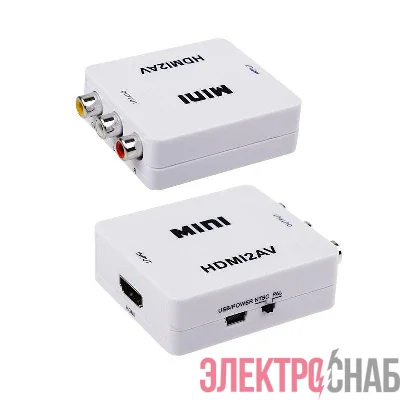 Конвертер HDMI на 3 RCA пластик Rexant 17-6931