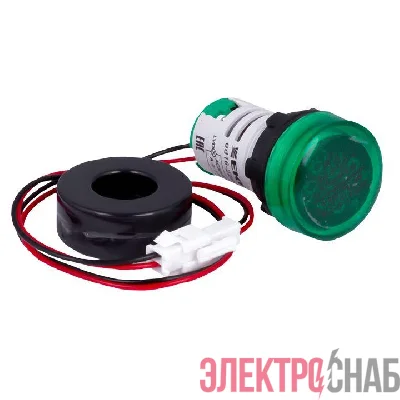 Индикатор значения тока и напряжения ED16-22AVD 100А зел. PROxima EKF ed16-22avd-g